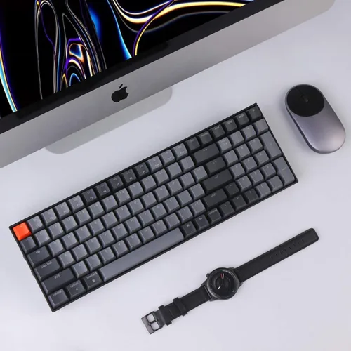 Vista 5 de Keychron K4 96% Layout 100 teclas inalámbrico Bluetooth 5.1teclado mecánico USB con cable para juegos con Gateron G Pro Interruptor rojo