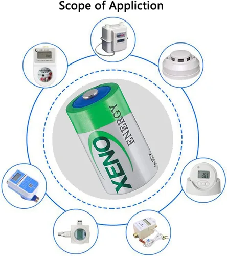 Vista 6 de (10 Pack) XL-050F 1/2 AA 3.6V Lithium Battery for Xeno Energy XL-050F 1/2 AA 3.6V Lithium Battery