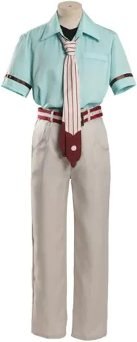 Vista 2 de Hanako Kun - Disfraz de cosplay de Minamoto Kou Mitsuba, uniforme de cosplay con peluca