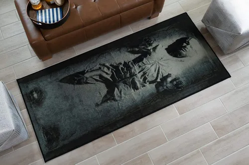 Vista 5 de Alfombra Star Wars Han Solo en Carbonita para Sala de Estar 81 x 183 Centímetros
