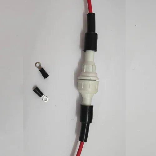 Vista 4 de Mssoomm Cable de alambre de alto voltaje Cabezales de conector positivo y negativo de protección con terminal de metal y cubierta para conectar 50KV