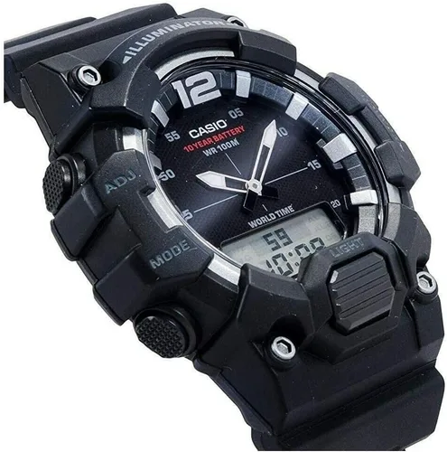 Vista 2 de Casio HDC-700-1A Illuminator Analog Digital Reloj para hombre 100M WR HDC-700 Original, Negro -, Digital