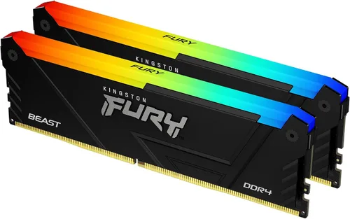 Vista 8 de Kingston Fury Beast KF432C16BB2A/8 - Memoria para computadora RGB 8 GB 3200MT/s DDR4 CL16 DIMM