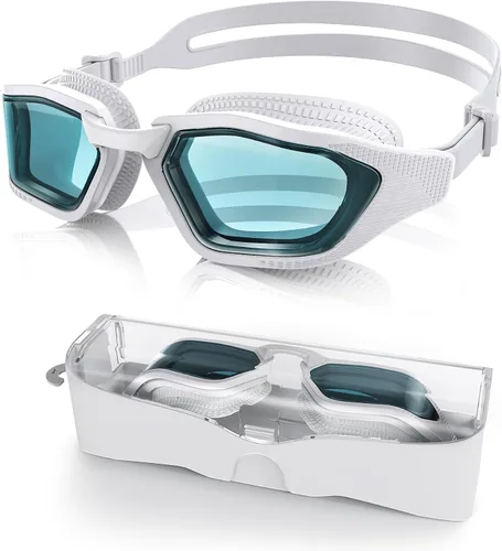 Vista 12 de Greatever Swim Goggles Adult Anti Fog&UV No Leak Wide View Swimming Goggles