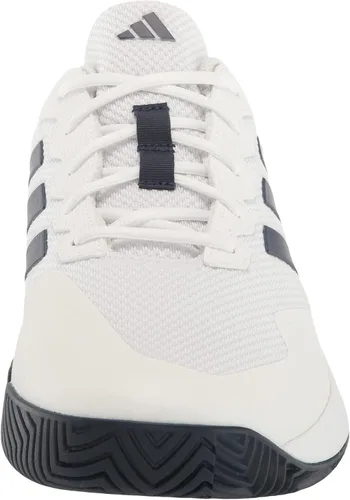 Vista 2 de adidas Gamecourt 2 - Tenis para hombre, Cloud White-team Navy Blue