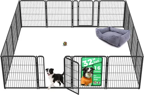 Vista 77 de FXW Homeplus Unleashed Corralito para Perros de Interior - Juego Sin Estrés y Seguro, Resistente de 24 Pulgadas 2 Paneles Corralito para Cachorros