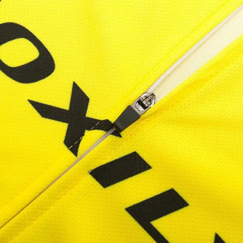 Vista 4 de MOXILYN Conjunto de ropa de ciclismo para hombre, con cremallera completa, transpirable, de secado rápido, camisa + baberos de ciclismo