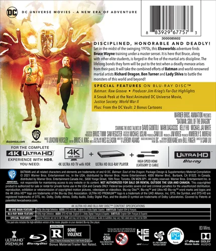 Vista 3 de Batman Soul of the Dragon (4K Ultra HD + Blu-ray) 4K UHD
