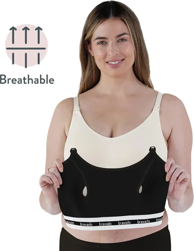Vista 4 de BRAVADO! DESIGNS Sujetador de bombeo manos libres Clip y bomba Accesorio de bombeo S-XL