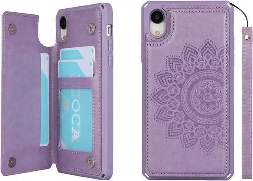 Vista 20 de Cavor - Funda para iPhone 6, 6S, 7, 8 Plus, 11 Pro, XS, Max, XR A-Negro