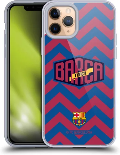 Vista 25 de Head Case Designs Funda de gel con licencia oficial del FC Barcelona con logotipo y patrón de Forca Barca [protección de grado militar] compatible