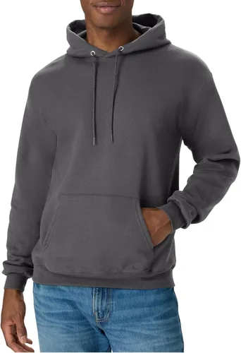 Vista 24 de Hanes Men's Hoodie - EcoSmart Fleece Hooded Sweatshirt for Men & Women - Midweight Fleece - Big & Tall Available