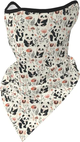 Vista 15 de Polaina para el cuello, bandanas para hombres y mujeres, cubierta de bufanda para la cara con rayos UV, con agujero para las orejas, máscara facial