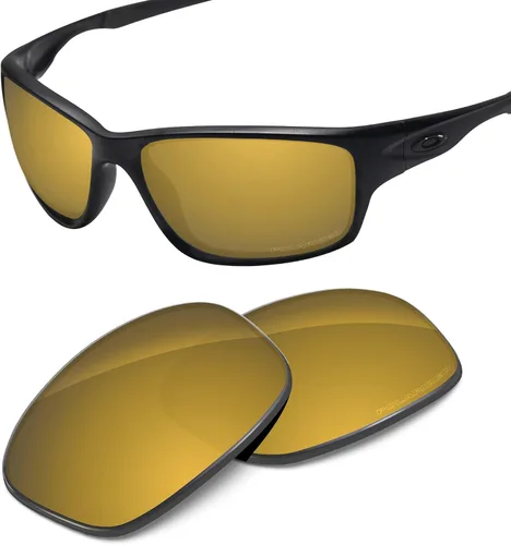 Vista 2 de Lentes de repuesto de rendimiento compatibles con Oakley Canteen 2014 OO9225 polarizadas grabadas
