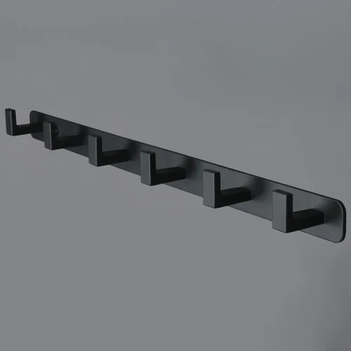 Vista 15 de Perchero, 3 Ganchos Triples de Acero Inoxidable Resistente, Ganchos de Pared Montados en la Pared, Barra de Ganchos Rústica para Ropa/Llaves