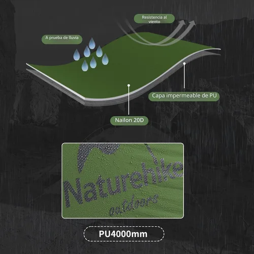 Vista 5 de Naturehike Mongar - Tienda de campaña para 2 personas, 3 estaciones, Tienda de campaña para mochileros ultraliviana para senderismo, Ciclismo