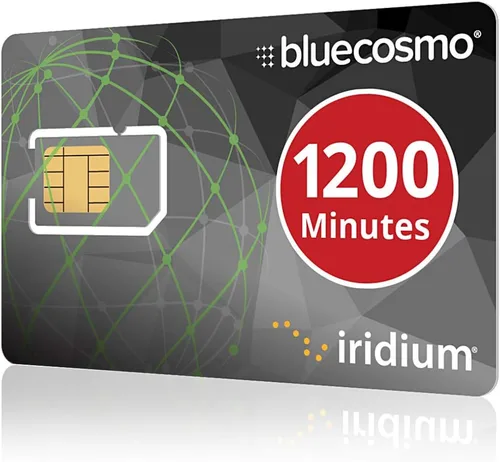 Vista 12 de BlueCosmo Tarjeta SIM global prepagada Iridium de 100 minutos – Tiempo de emisión de teléfono satelital – Vencimiento de 30 días – Sin tarifa
