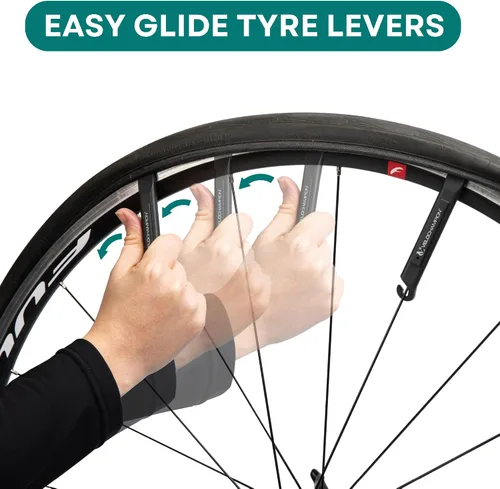 Vista 6 de VeloChampion Puncture Repair Kit Self-Adhesive Bike Tyre Patches for Road, MTB, BMX, Ebike Travel Size Bicycle Puncture Repair Kit 6, 10 or 40