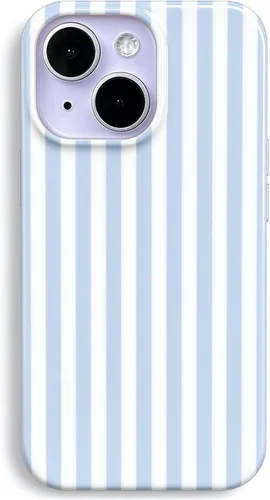 Vista 12 de J.west Funda para iPhone 13 de 6.1 pulgadas, linda funda de teléfono con lunares, TPU suave, delgada, a prueba de golpes, para mujeres y niñas, azul