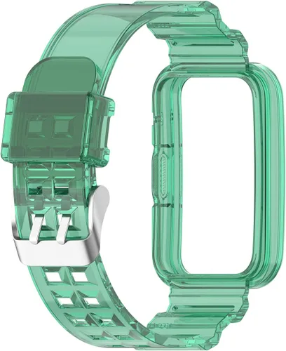 Vista 6 de TenCloud Paquete de 6 correas Jelly Watch con funda protectora, compatibles con Huawei Watch Fit 2/Watch Fit/Watch Fit New, TPU, 8.5 pulgadas