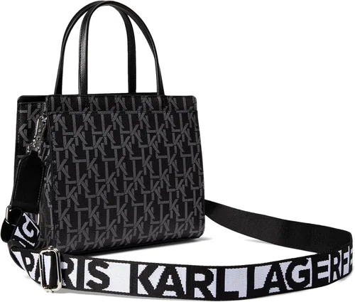 Vista 2 de Karl Lagerfeld Paris Maybelle - Bolso negro pizarra talla única, Negro (BlackSlate)