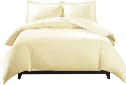 Vista 8 de Royal Tradition Juego de ropa de cama de viscosa de bambú, edredón alternativo de plumón de peso medio