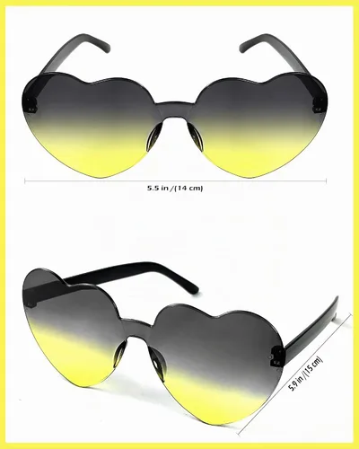 Vista 7 de Dolkoic Queen Bee Antena Diadema Corazón Gafas de sol para mujer Halloween