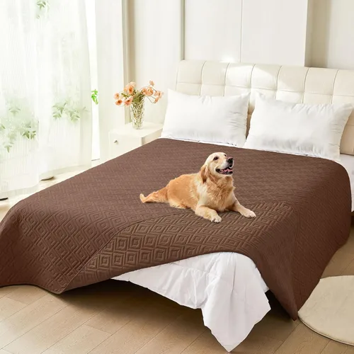 Vista 99 de hyha Manta impermeable para perros, funda suave para cama de perro, mantas para mascotas, funda impermeable para sofá y sillón para perros lavable