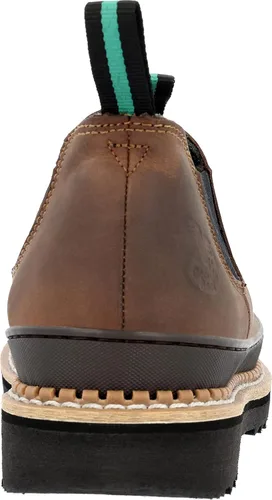 Vista 6 de Georgia Giant Romeo - Botas sin cordones - GR262, cuero de grano completo, antideslizantes, ligeras, con protector de parachoques resistente al