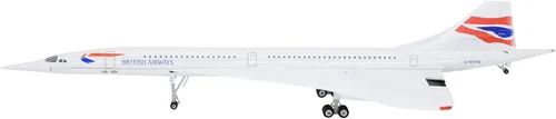 Vista 2 de TANG DYNASTY 1:200 Concorde British Airways Modelo de avión de metal modelo de avión de juguete
