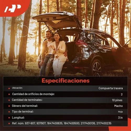 Vista 3 de A-Premium Actuador de Cerradura de Compuerta Trasera Compatible con Mercedes Benz E320, E350, E500, E55 AMG, E63 AMG, ML63 AMG, ML320, ML350, ML450