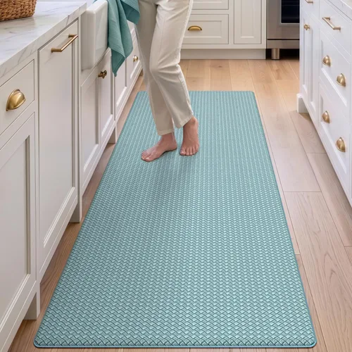 Vista 22 de DEXI Alfombrillas de cocina acolchadas antifatiga, 23 x 59 pulgadas beige (2-Beige)