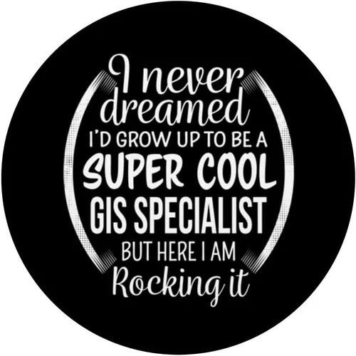Vista 3 de GIS Specialist Gifts - PopSockets de agradecimiento divertidos PopGrip intercambiables