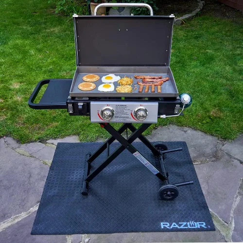 Vista 6 de Razor - Alfombrillas resistentes para parrilla al aire libre, reutilizables y fáciles de limpiar, se ajustan a todas las planchas de afeitar