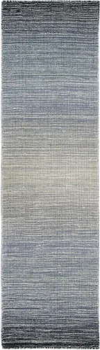 Vista 3 de Liora Manne Aruba - Alfombra de lana tejida a mano para interiores, diseño de transición degradado casual (mezclilla degradada)
