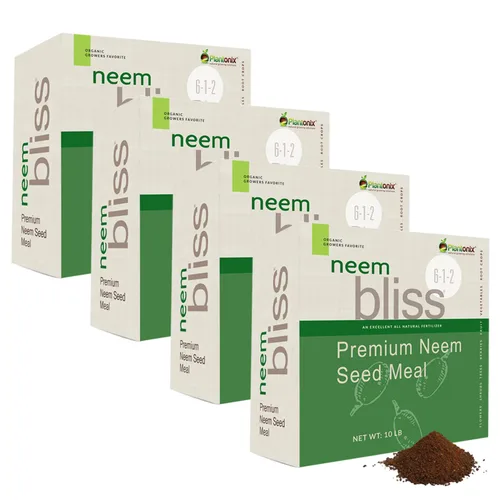 Vista 7 de Neem Bliss (4.5 kg) - Harina de semillas de neem - Torta de neem orgánico para plantas - Fertilizante listado OMRI para plantas, vegetales, céspedes