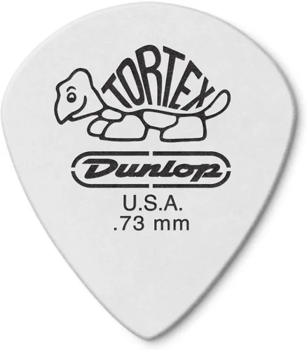 Vista 12 de Jim Dunlop Tortex White Jazz III - Púas para guitarra, 0.04 in, paquete de 12
