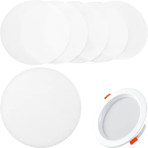 Vista 5 de Cabilock Cubierta de luz LED de repuesto para difusor de lámpara de techo, a prueba de deslumbramiento, cubierta de luz de techo, pantallas