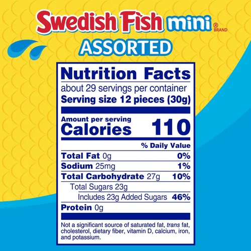 Vista 2 de Caramelo suave y masticable surtido Swedish Fish, 1,90 libras