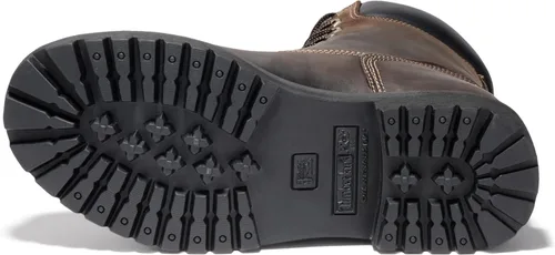 Vista 4 de Botas para hombre Timberland PRO 26011, ajuste directo, caña de 8 pulgadas, punta blanda Marrón