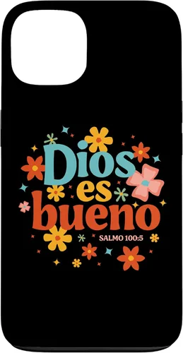 Vista 7 de Funda religiosa de la Biblia para iPhone 16 Dios Es Bueno Spanish Christian Jesus God