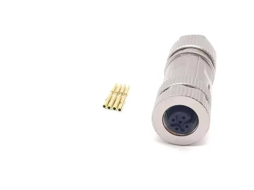 Vista 10 de Elecbee Profibus M12 - Conector con cable de conexión de campo recto con shiled (código A macho de 3 pines)