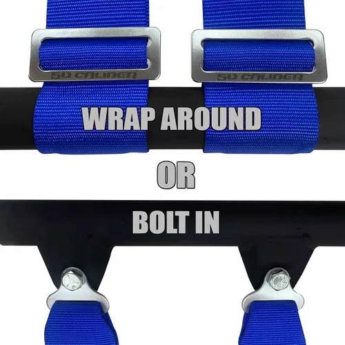 Vista 8 de 5 Point Harness for Bucket Seat & Bypass Plug for Bucket Seat, 9 Color Options, Compatiable with Canam, Racing Harness, UTV