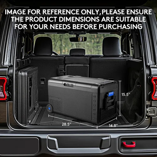 Vista 4 de BODEGACOOLER Refrigerador de Coche de 12 Voltios, Congelador Portátil con Control de Aplicación WIFI, Refrigerador de Coche de 40 Cuartos de Galón