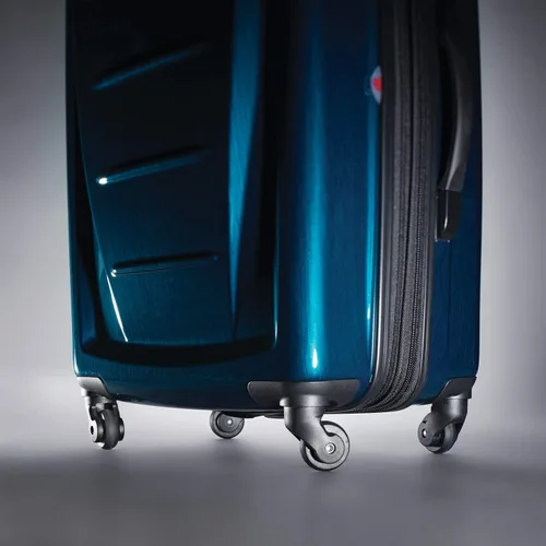 Vista 161 de Samsonite Winfield 2 Equipaje rígido con ruedas giratorias, Azul profundo, Juego de 3 piezas (20/24/28)