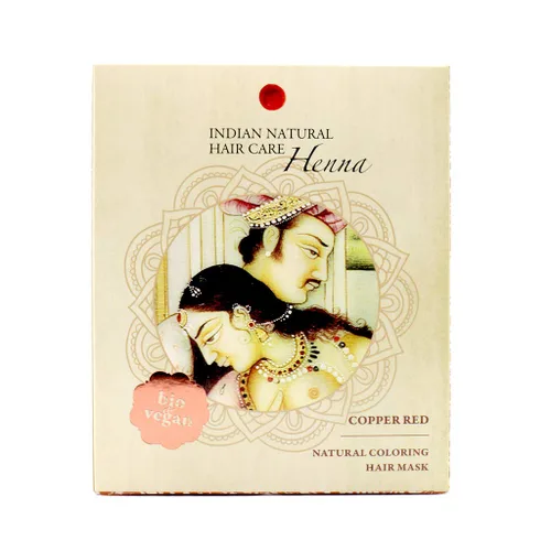 Vista 2 de Polvo de henna - Tinte para el cabello rojo - Orgánico fresco y puro - 7 onzas - Indian Natural Hair Care