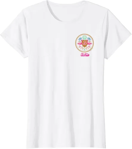 Vista 18 de Barbie The Movie - Camiseta Flamingo Crest Negro