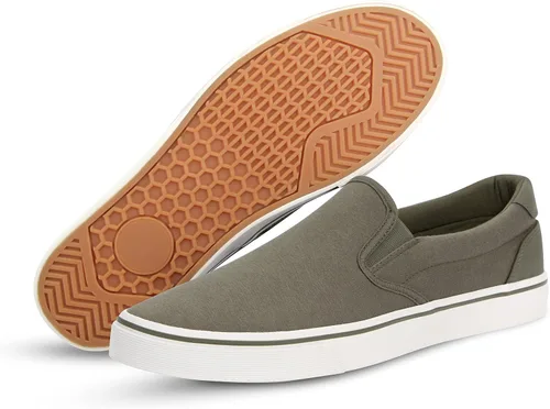 Vista 6 de Zapatos clásicos de lona para hombre, color negro, con plantilla suave, zapatos de vestir casuales para hombres, cómodos zapatos para caminar