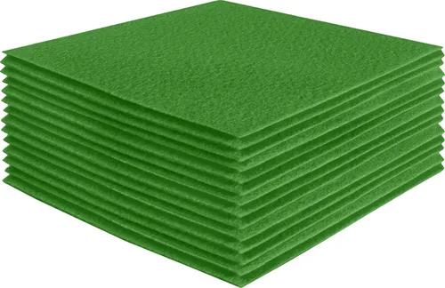 Vista 222 de FabricLA Hojas de fieltro acrílico para manualidades, cuadrados de fieltro precortados suaves de 4 x 4 pulgadas (3.9 in x 3.9 in), utiliza hojas