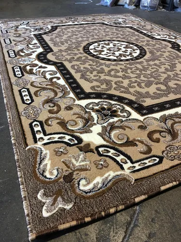 Vista 3 de Alfombra tradicional persa Kingdom Berber Beige Design D123 (8 pies X 10 pies)